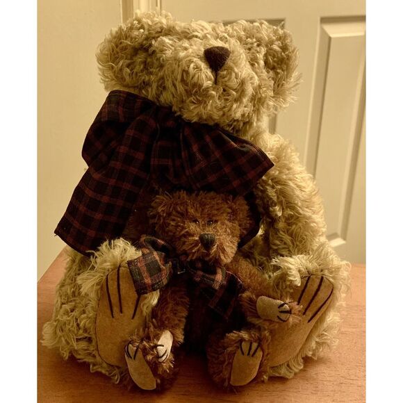 Boyds Bears Other - Vintage Boyds Mohair‎ Bears Uncle Gus & Honeybunch 1997 Limited Edition